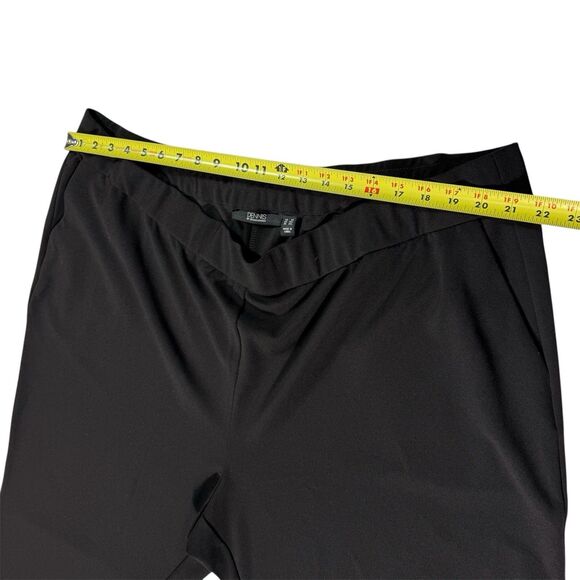 Dennis Basso Black Straight Leg Ankle Length Crepe Pants 3x - Picture 8 of 11